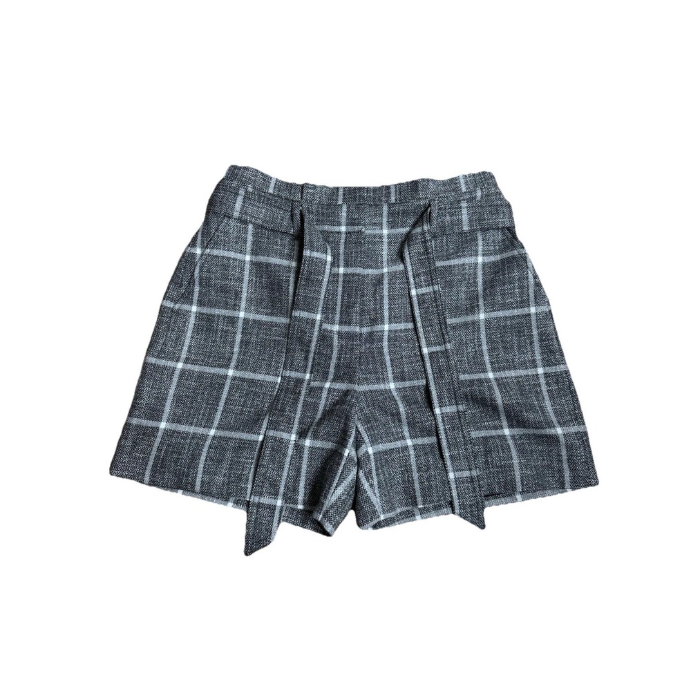 White House Black Market  The 5" Short Inches Dressy Shorts in Plaid Size 4